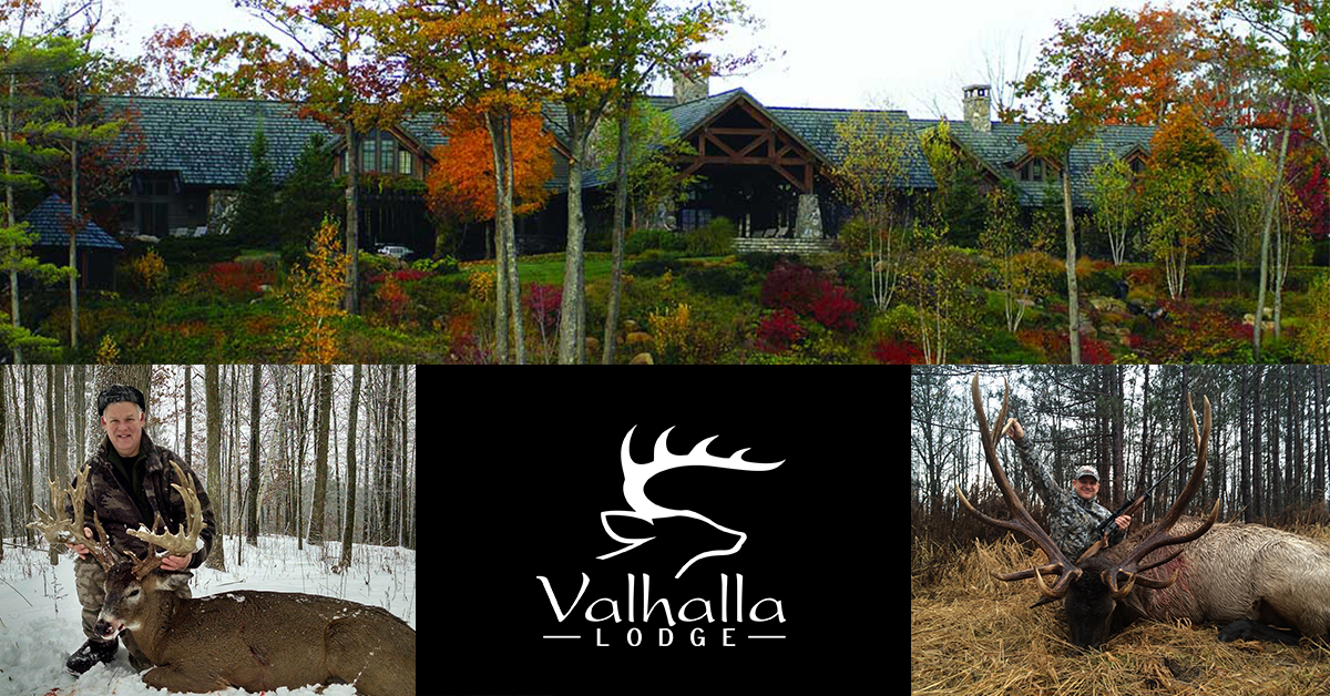 Valhalla Lodge Collage with Logo